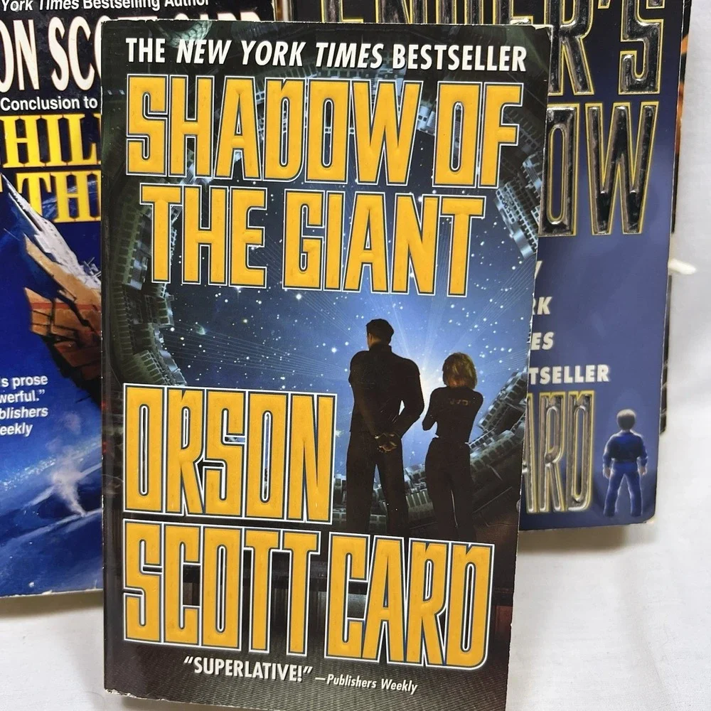 Orson Scott Card Book Lot Enderverse 5 Paperback Ender's Game Bundle Sci fi YA